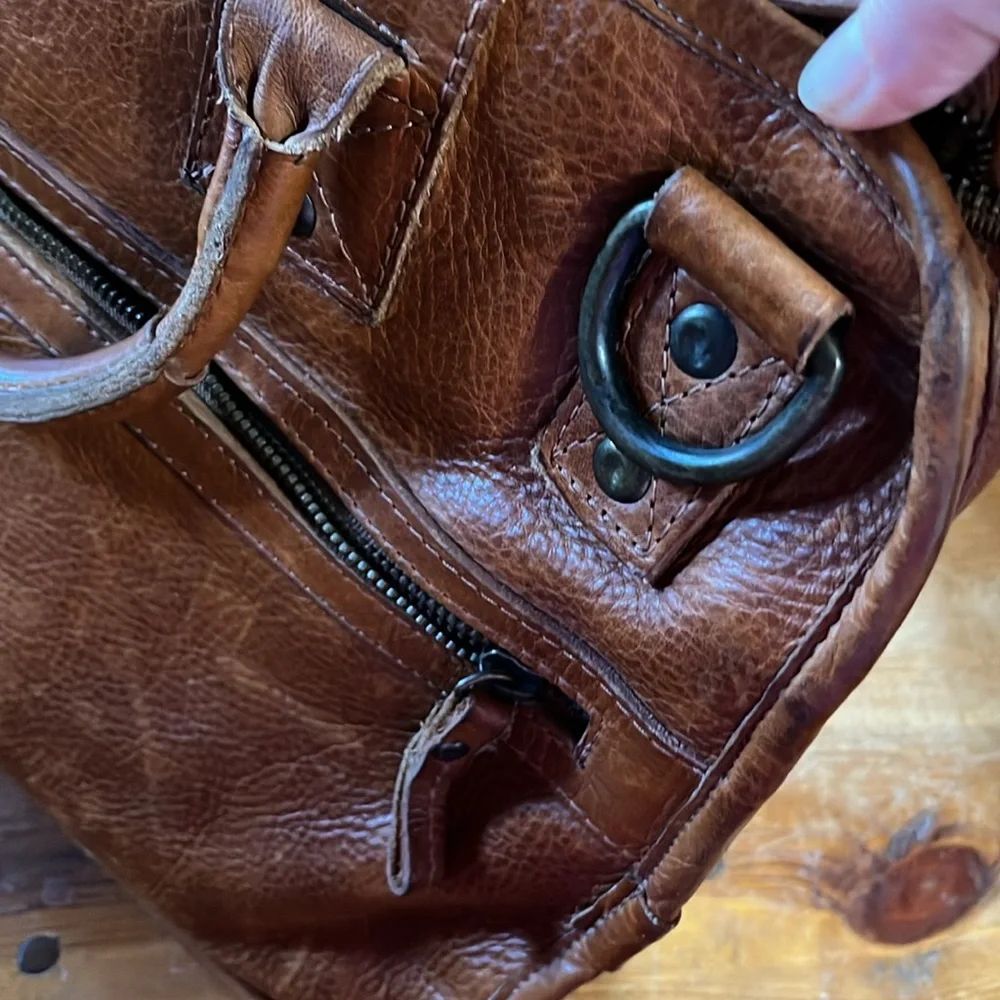 Will Leather Goods Brown Leather Men's Bag